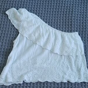 American Eagle one shoulder flowy top